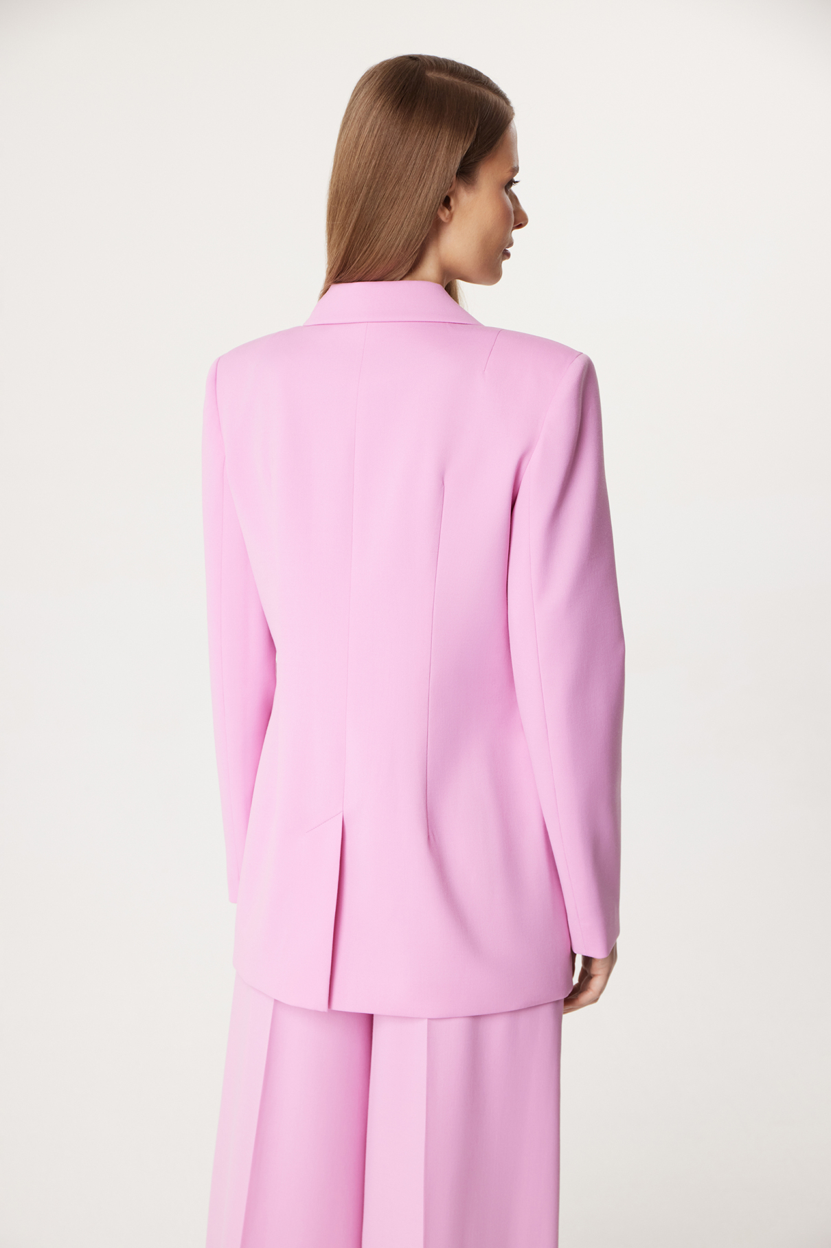 Жакет двубортный Iman , розовый, арт. FR24SS1JC40PCW120PN купить в интернет-магазине Жакет двубортный Iman , розовый, арт. FR24SS1JC40PCW120PN купить в интернет-магазине