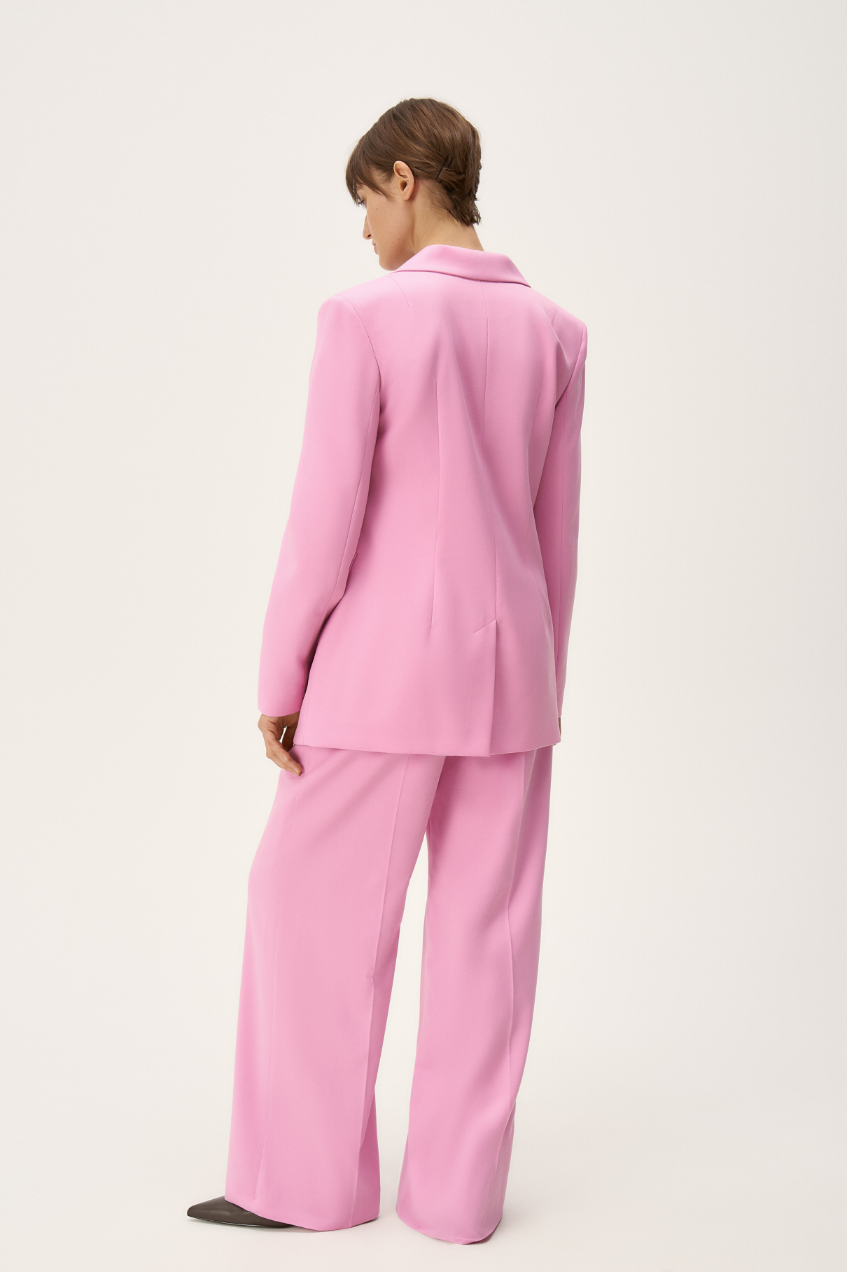 Жакет двубортный Iman , розовый, арт. FR24SS1JC40PCW120PN купить в интернет-магазине Жакет двубортный Iman , розовый, арт. FR24SS1JC40PCW120PN купить в интернет-магазине