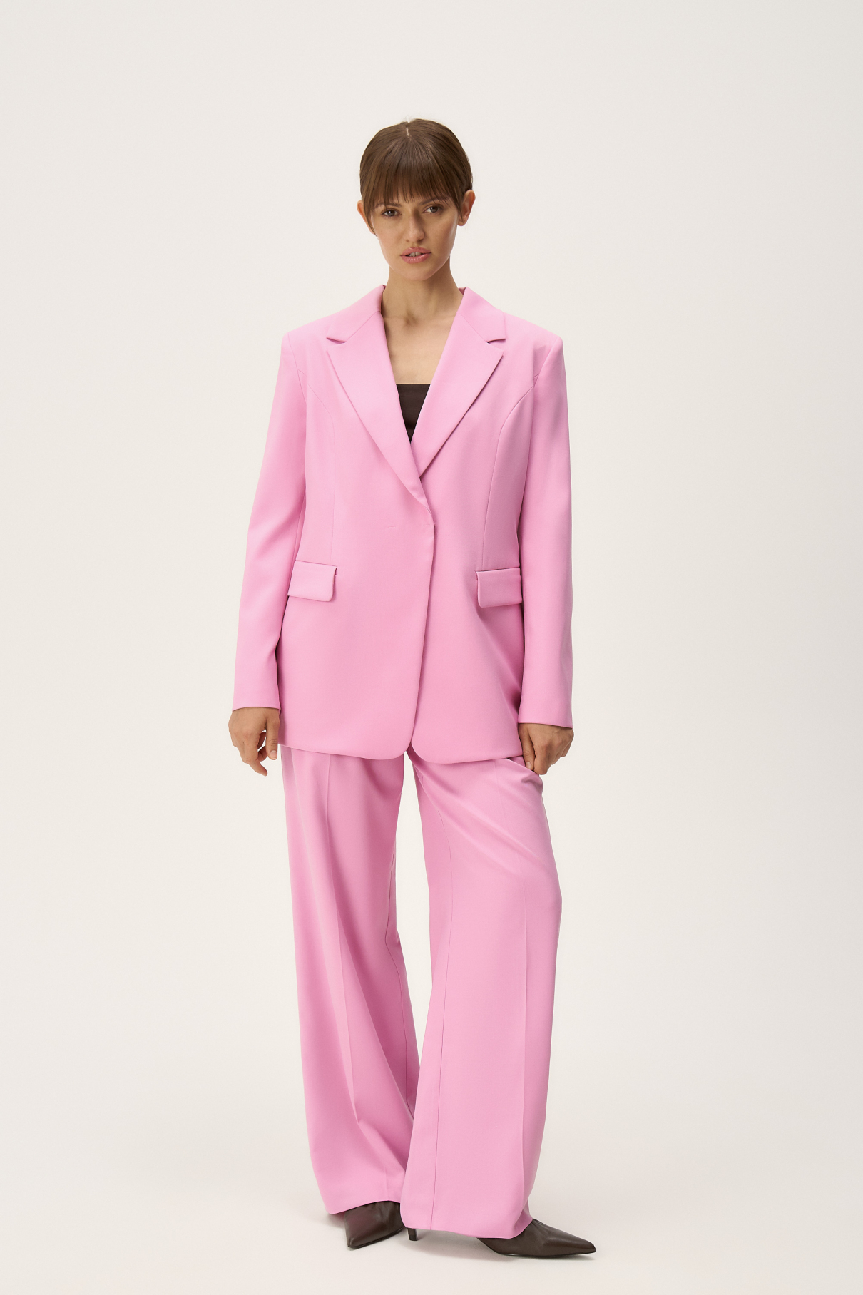 Брюки прямые Iman , розовый, арт. FR24SS1PN03FLW120PN купить в интернет-магазине Брюки прямые Iman , розовый, арт. FR24SS1PN03FLW120PN купить в интернет-магазине
