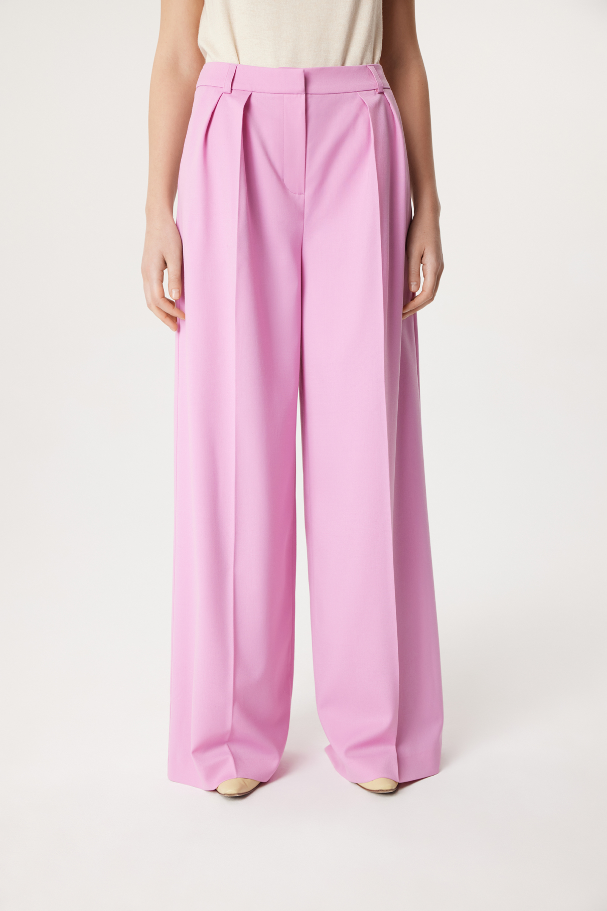 Брюки прямые Iman , розовый, арт. FR24SS1PN03FLW120PN купить в интернет-магазине Брюки прямые Iman , розовый, арт. FR24SS1PN03FLW120PN купить в интернет-магазине