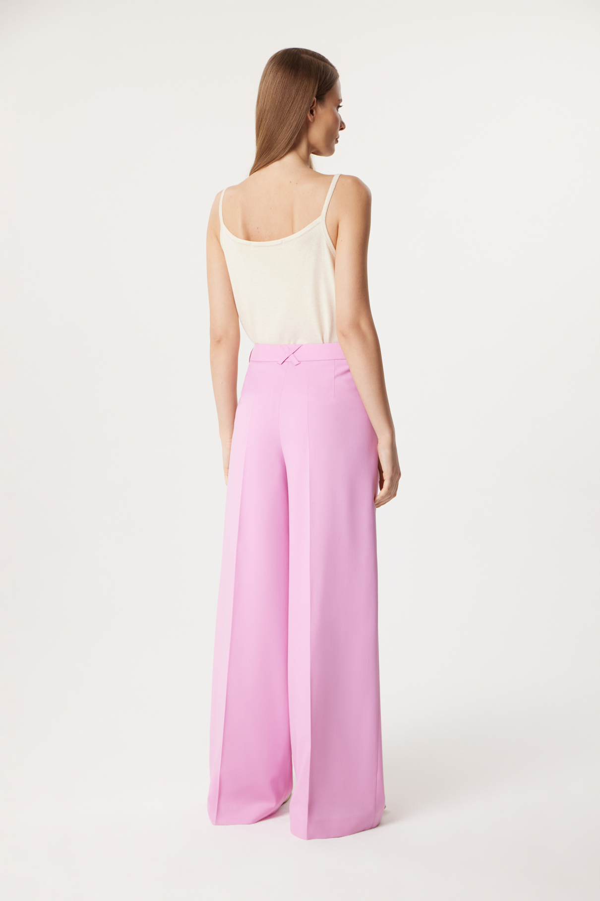 Брюки прямые Iman , розовый, арт. FR24SS1PN03FLW120PN купить в интернет-магазине Брюки прямые Iman , розовый, арт. FR24SS1PN03FLW120PN купить в интернет-магазине