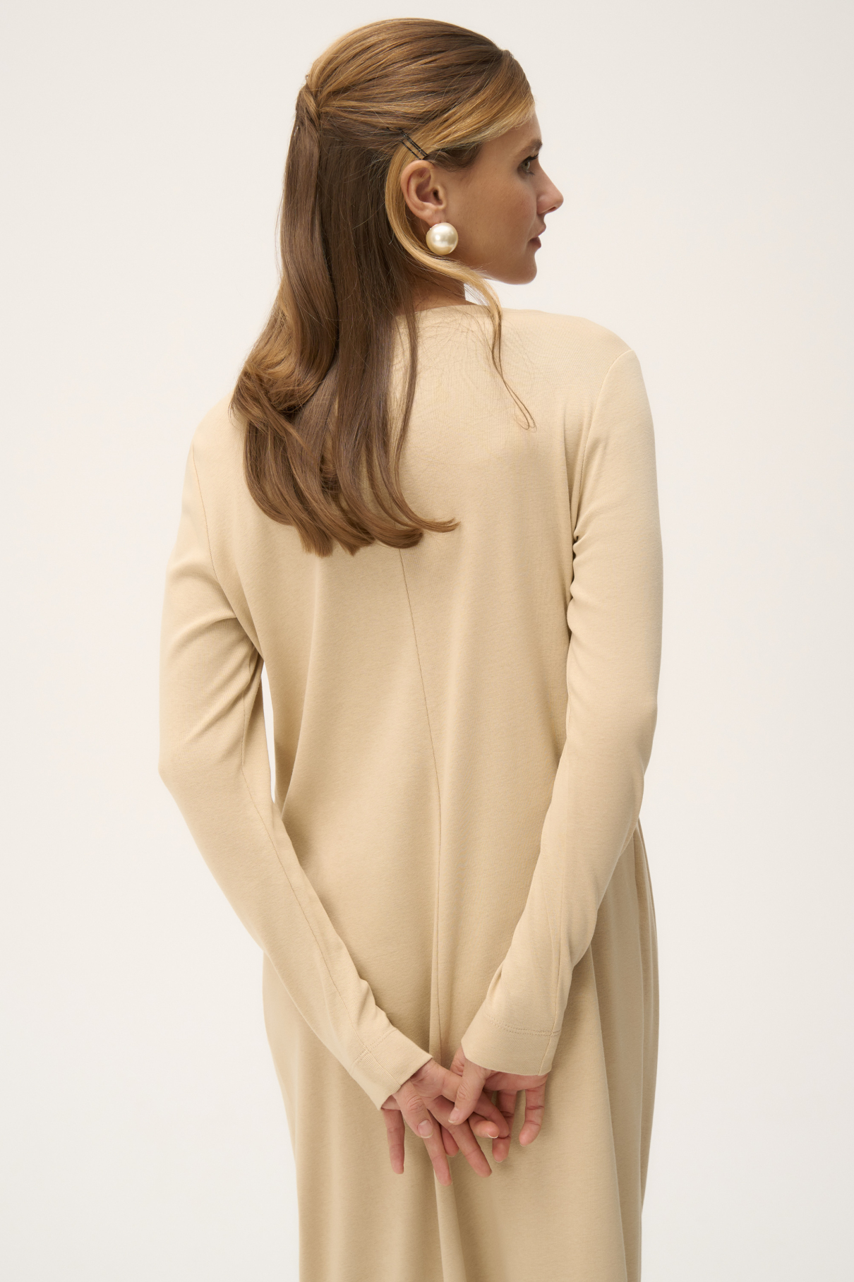 Платье трикотажное Azza , молочно-бежевый, арт. FR24SS4DR420K500MBG купить в интернет-магазине Платье трикотажное Azza , молочно-бежевый, арт. FR24SS4DR420K500MBG купить в интернет-магазине