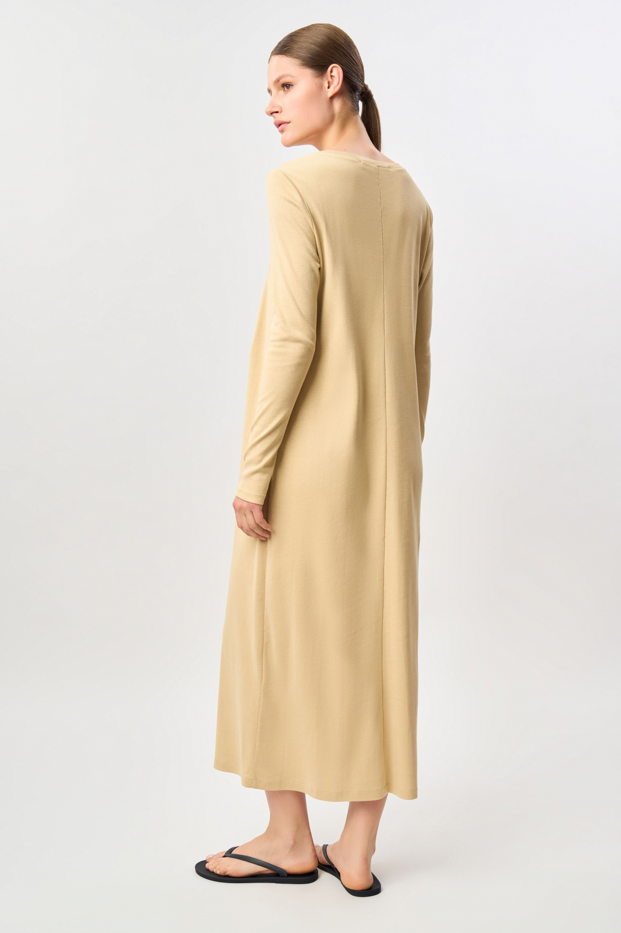 Платье трикотажное Azza , молочно-бежевый, арт. FR24SS4DR420K500MBG купить в интернет-магазине Платье трикотажное Azza , молочно-бежевый, арт. FR24SS4DR420K500MBG купить в интернет-магазине