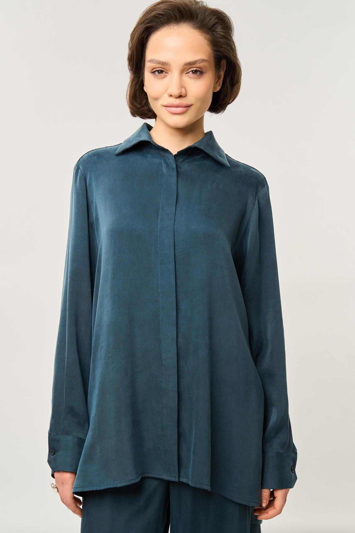 Рубашка Tajine , синий, арт. FR24SS1SH400W610BU купить в интернет-магазине Рубашка Tajine , синий, арт. FR24SS1SH400W610BU купить в интернет-магазине