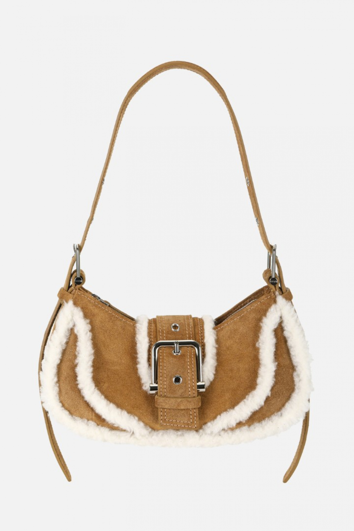 Сумка HOBO BROCLE FUR , бежевый, арт. 24FWB05002230 купить в интернет-магазине Сумка HOBO BROCLE FUR , бежевый, арт. 24FWB05002230 купить в интернет-магазине