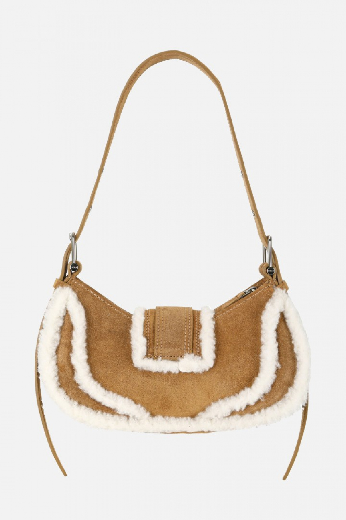 Сумка HOBO BROCLE FUR , бежевый, арт. 24FWB05002230 купить в интернет-магазине Сумка HOBO BROCLE FUR , бежевый, арт. 24FWB05002230 купить в интернет-магазине