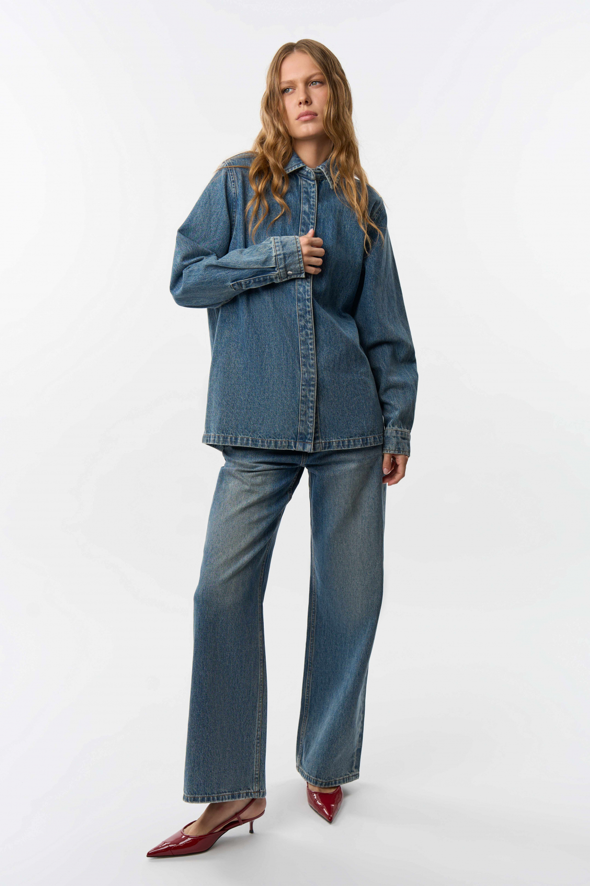 Рубашка Edith , синий, арт. FR24FW2SH400W310MB купить в интернет-магазине Рубашка Edith , синий, арт. FR24FW2SH400W310MB купить в интернет-магазине
