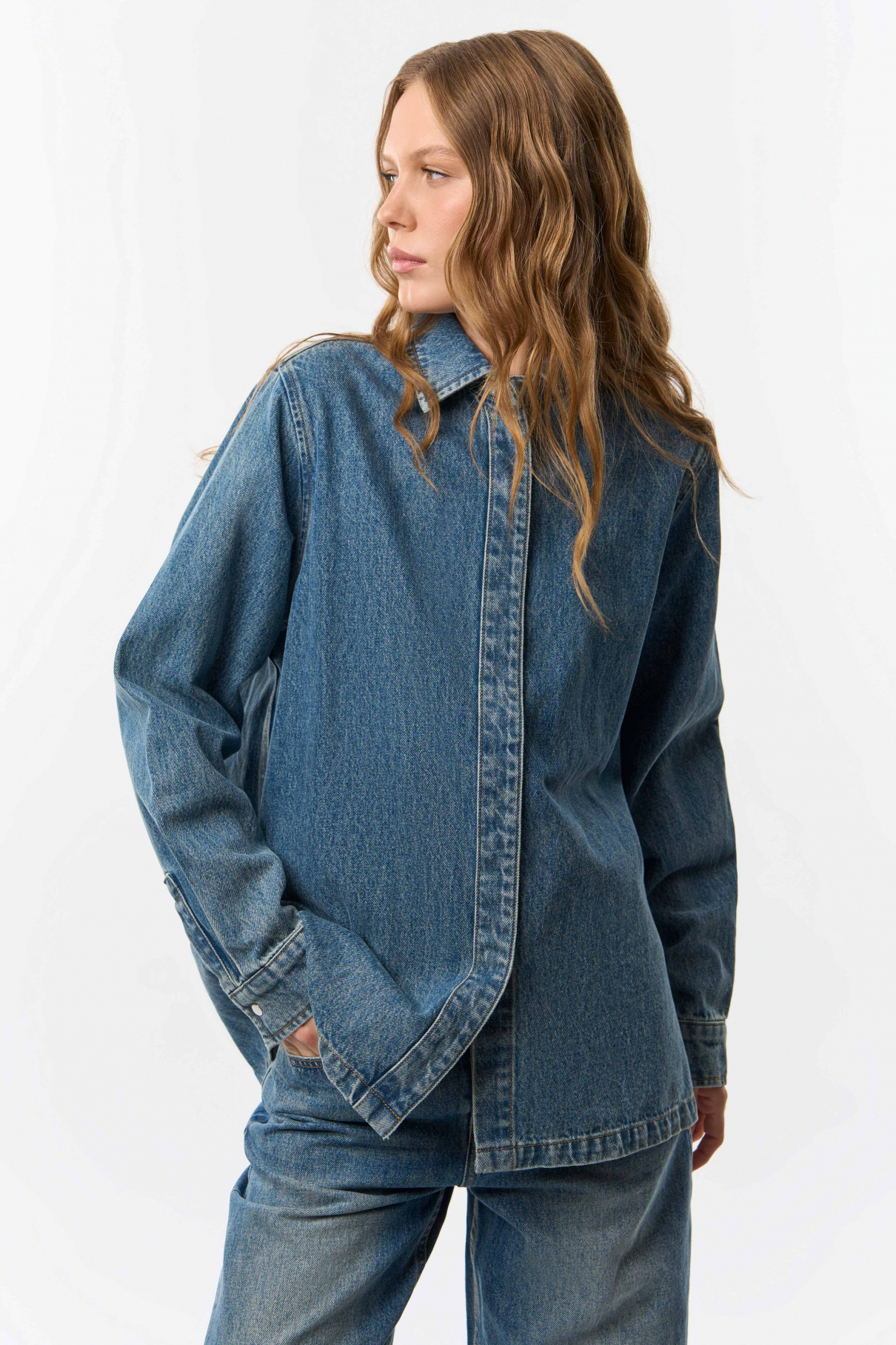 Рубашка Edith , синий, арт. FR24FW2SH400W310MB купить в интернет-магазине Рубашка Edith , синий, арт. FR24FW2SH400W310MB купить в интернет-магазине