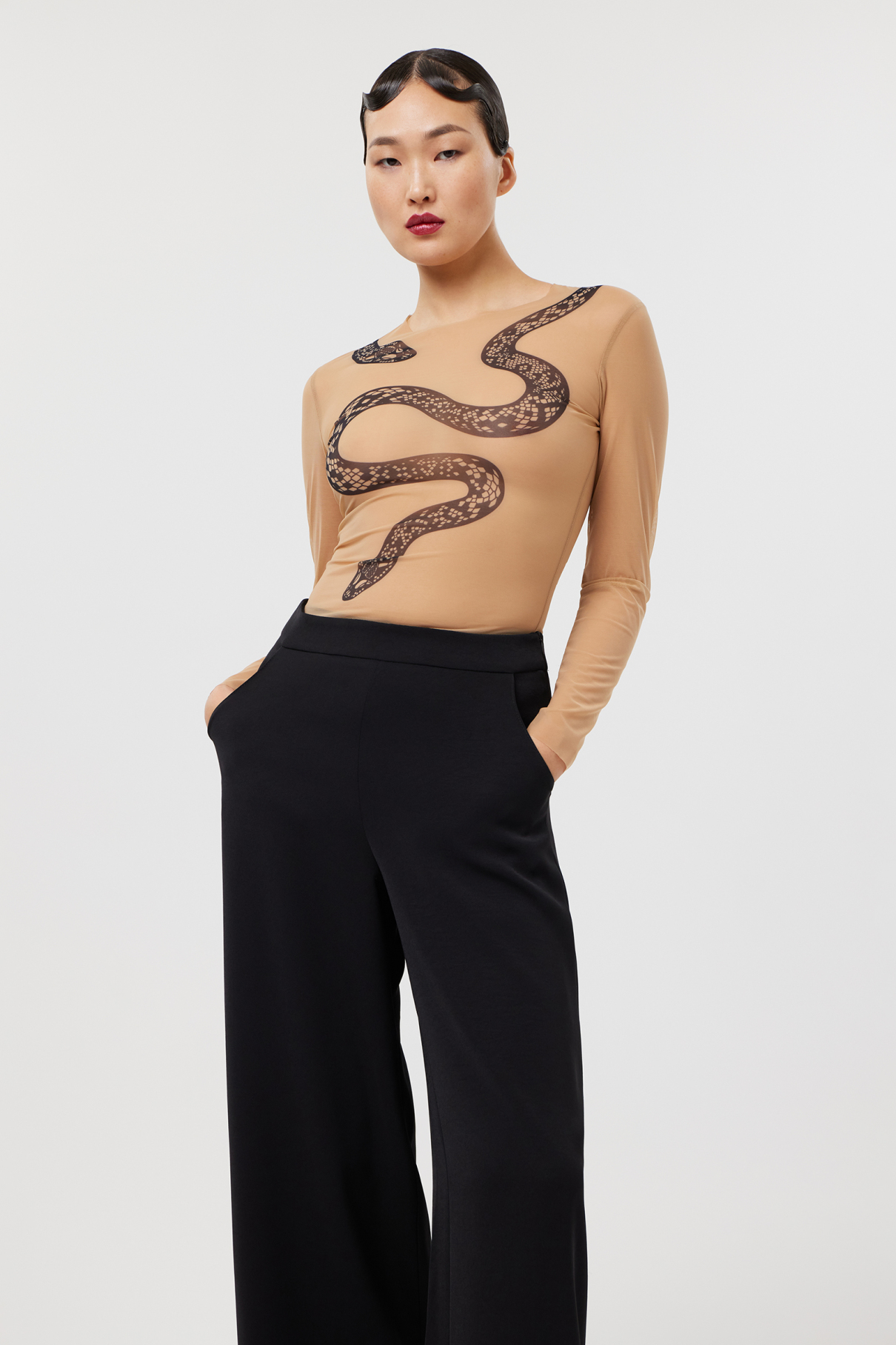 Брюки Snake , чёрный, арт. FR23EV1PN030W200BL купить в интернет-магазине Брюки Snake , чёрный, арт. FR23EV1PN030W200BL купить в интернет-магазине