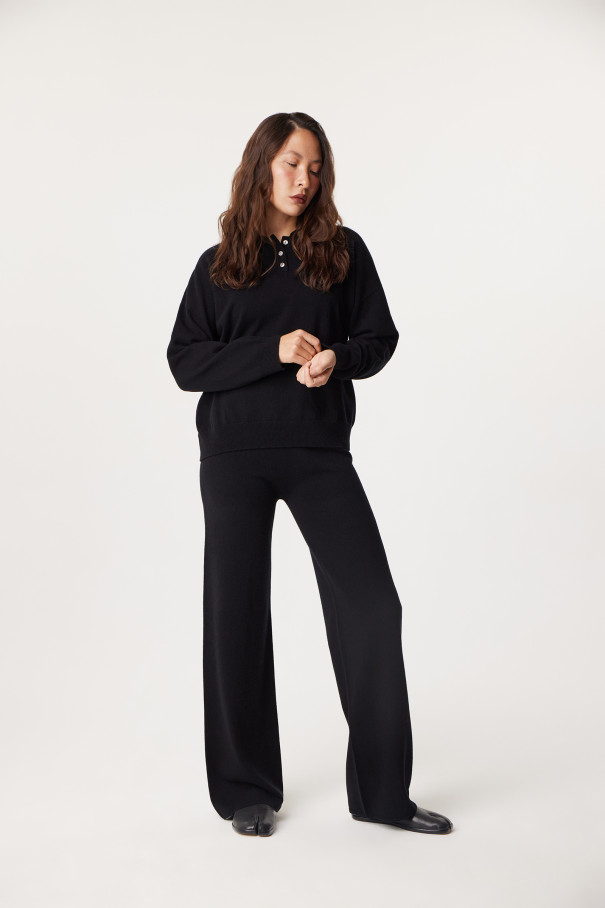Брюки трикотажные Celestyna , черный, арт. FR23FW4PN030K200BL купить в интернет-магазине
