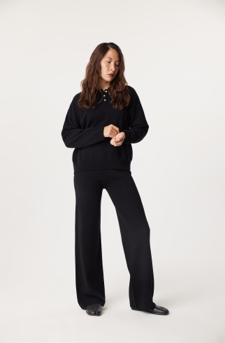 Брюки трикотажные Celestyna , Черный, арт. FR23FW4PN030K200BL купить в интернет-магазине