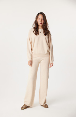 Брюки трикотажные Celestyna , Бежевый, арт. FR23FW4PN030K200BG купить в интернет-магазине