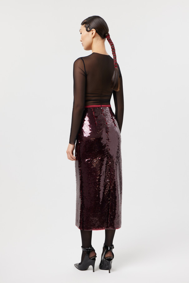 Юбка Sparkle , бордовый, арт. FR23EV1SK02SQW200BD купить в интернет-магазине