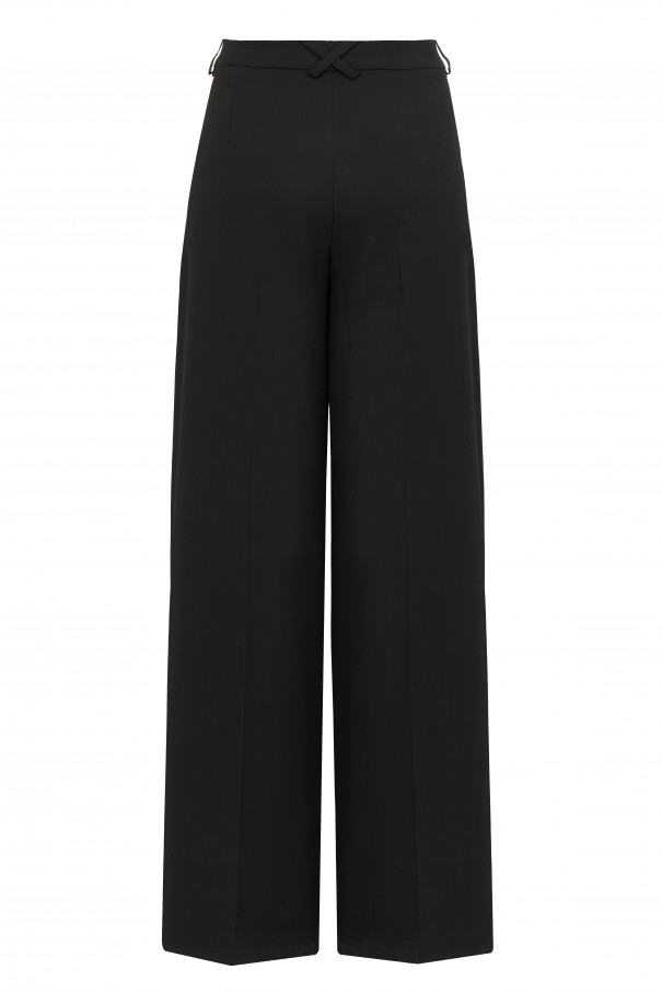 Брюки прямые Iman , черный, арт. FR24SS1PN03FLW120BL купить в интернет-магазине