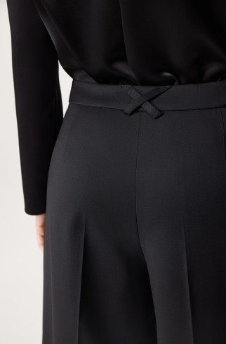 Брюки прямые Iman , Черный, арт. FR24SS1PN03FLW120BL купить в интернет-магазине