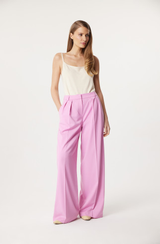 Брюки прямые Iman , Розовый, арт. FR24SS1PN03FLW120PN купить в интернет-магазине