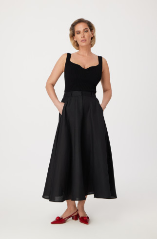 Топ трикотажный Hanna , Черный, арт. FR24SS1TP100K450BL купить в интернет-магазине