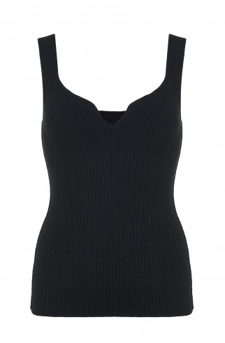 Топ трикотажный Hanna , Черный, арт. FR24SS1TP100K450BL купить в интернет-магазине