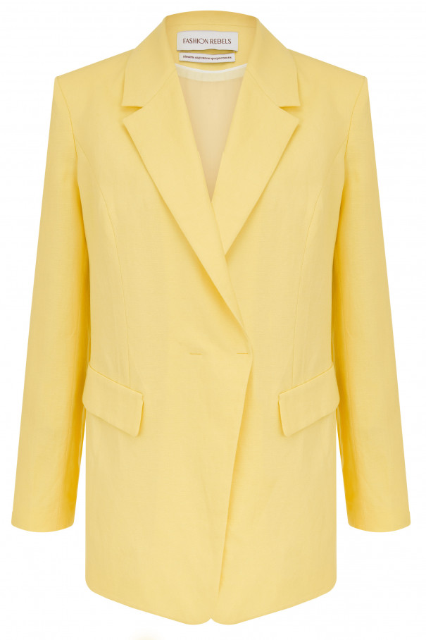 Жакет Iness , желтый, арт. FR24SS1JC40PCW350YL купить в интернет-магазине