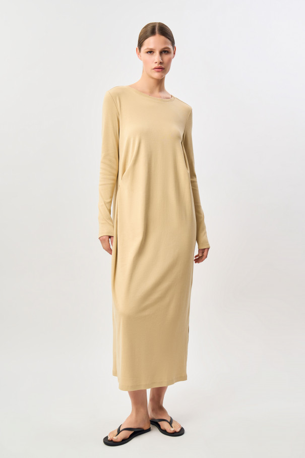 Платье трикотажное Azza , молочно-бежевый, арт. FR24SS4DR420K500MBG купить в интернет-магазине