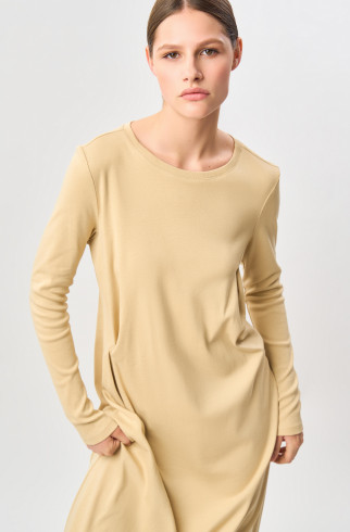 Платье трикотажное Verona , Молочно-бежевый, арт. FR24SS4DR420K500MBG купить в интернет-магазине