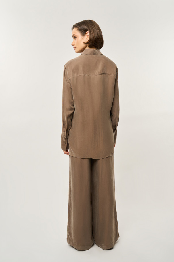 Блуза Sahara , коричневый, арт. FR24SS1BL42FLW510BR купить в интернет-магазине