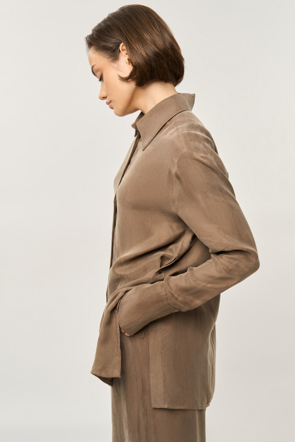 Блуза Sahara , коричневый, арт. FR24SS1BL42FLW510BR купить в интернет-магазине