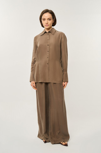 Блуза Sahara , Коричневый, арт. FR24SS1BL42FLW510BR купить в интернет-магазине