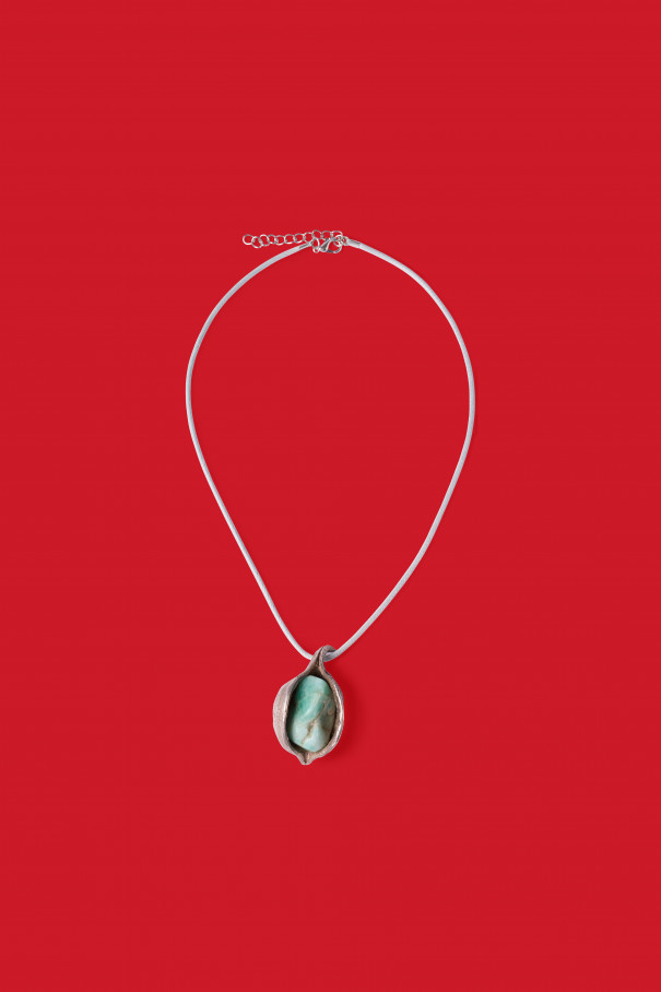 Ожерелье Arbol Botella Acuamarine , серебряный, арт. 1200 купить в интернет-магазине